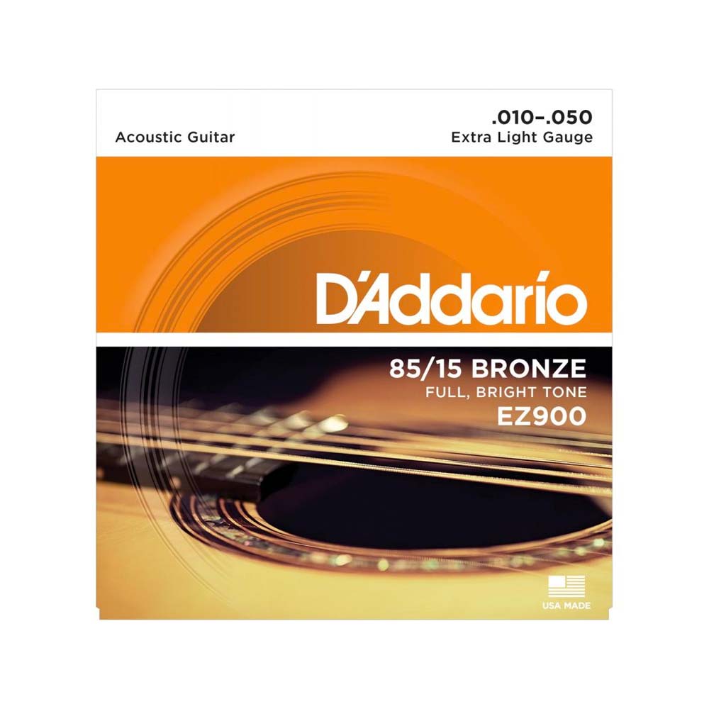 Encordadura Guitarra Acústica Daddario EZ900 10/50 Bronze Extra Light