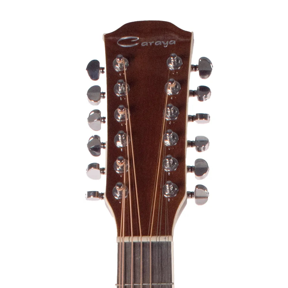 Guitarra Electroacústica Caraya F66012eqcn 12 Cuerdas Natural Con Recorte