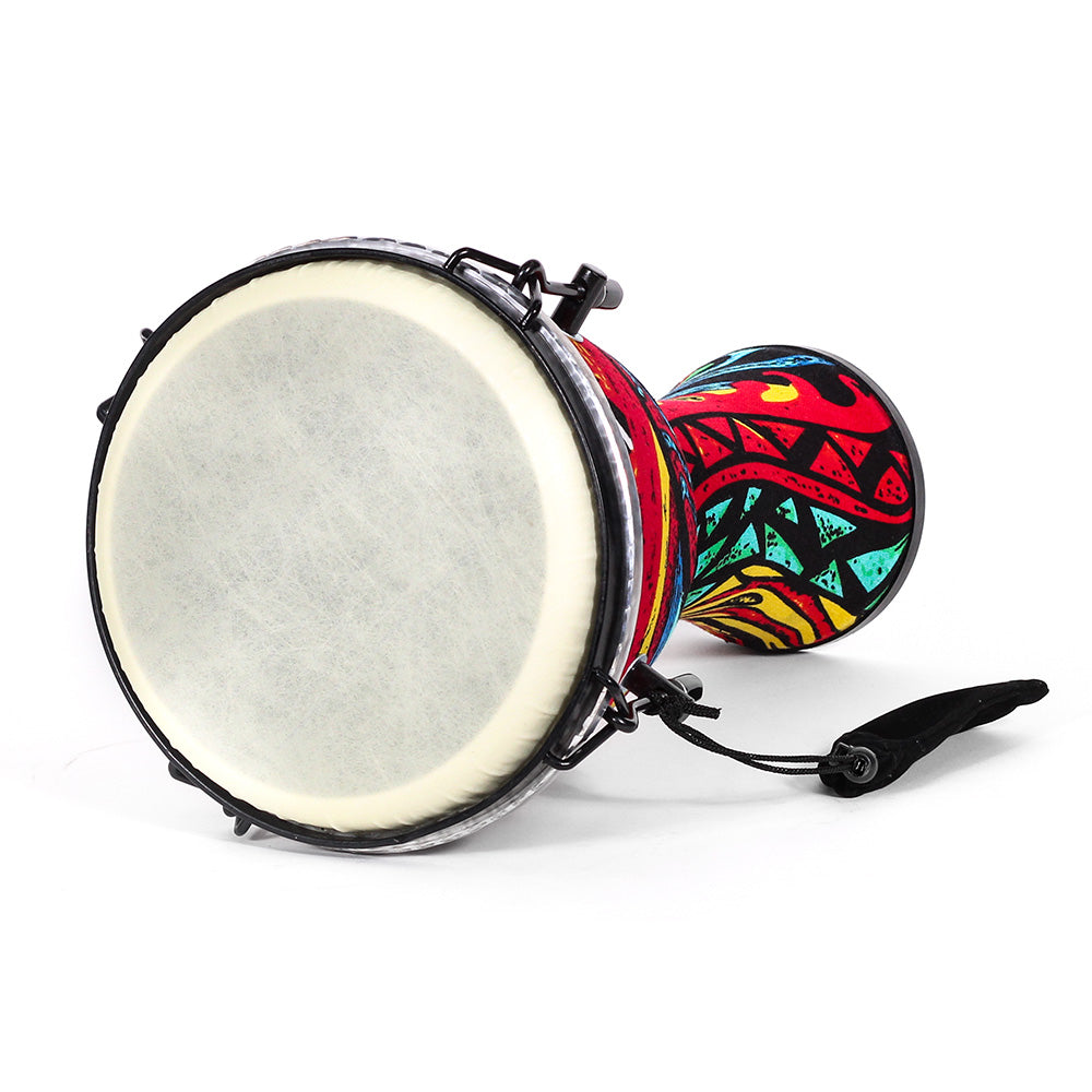 Djembe Africano Solaris Fzg0862 8" Color Azul 20 Cm Diámetro Y 40 Cm De Altura FZG0862