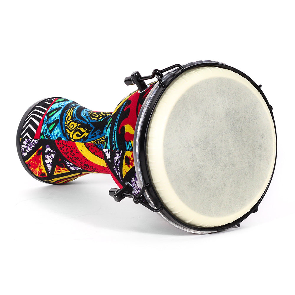 Djembe Africano Solaris Fzg0862 8" Color Azul 20 Cm Diámetro Y 40 Cm De Altura FZG0862