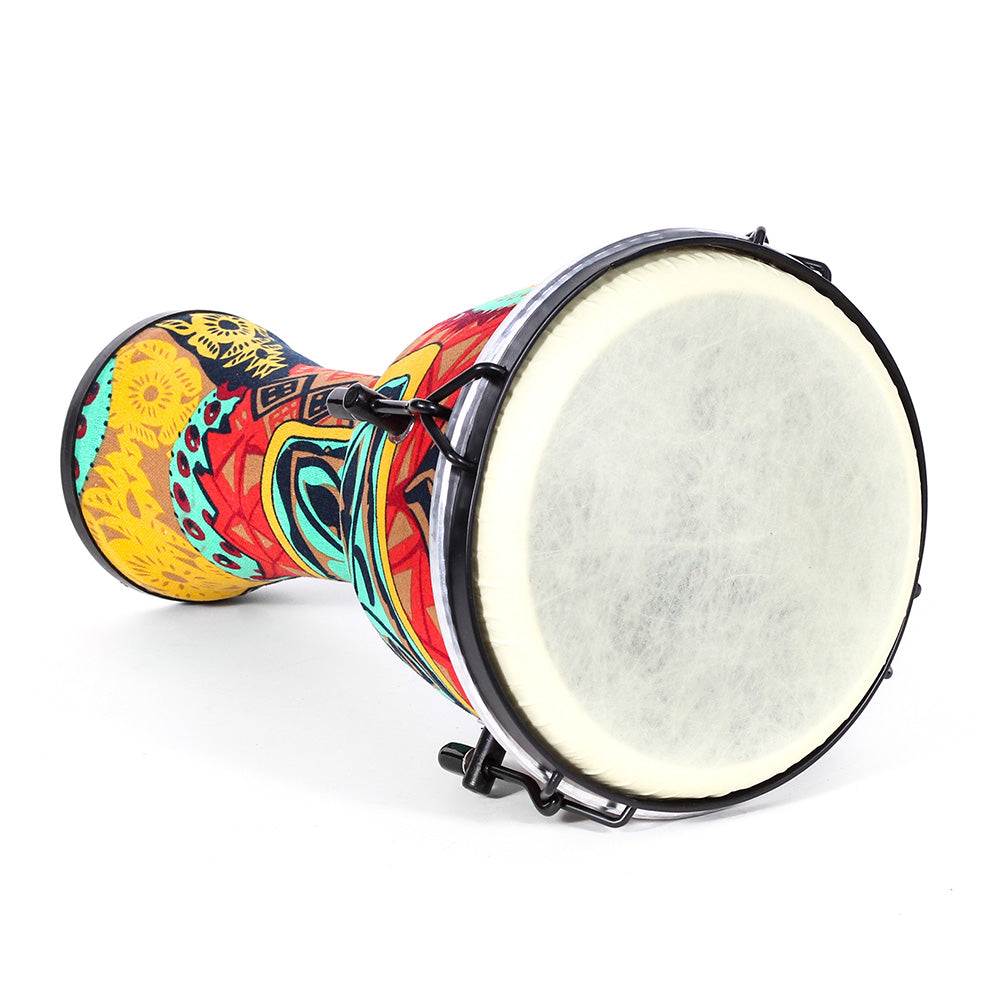 Djembe Africano Solaris Fzg0863 8" Color Turqueza 20 Cm Diámetro Y 40 Cm De Altura FZG0863