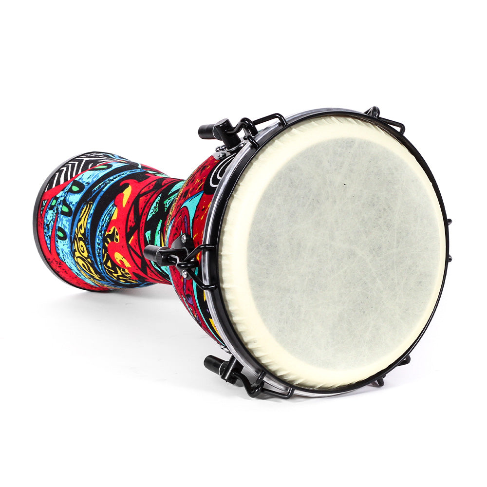 Djembe Africano Solaris Fzg1062 10" Color Azul 25 Cm Diámetro Y 50 Cm De Altura FZG1062