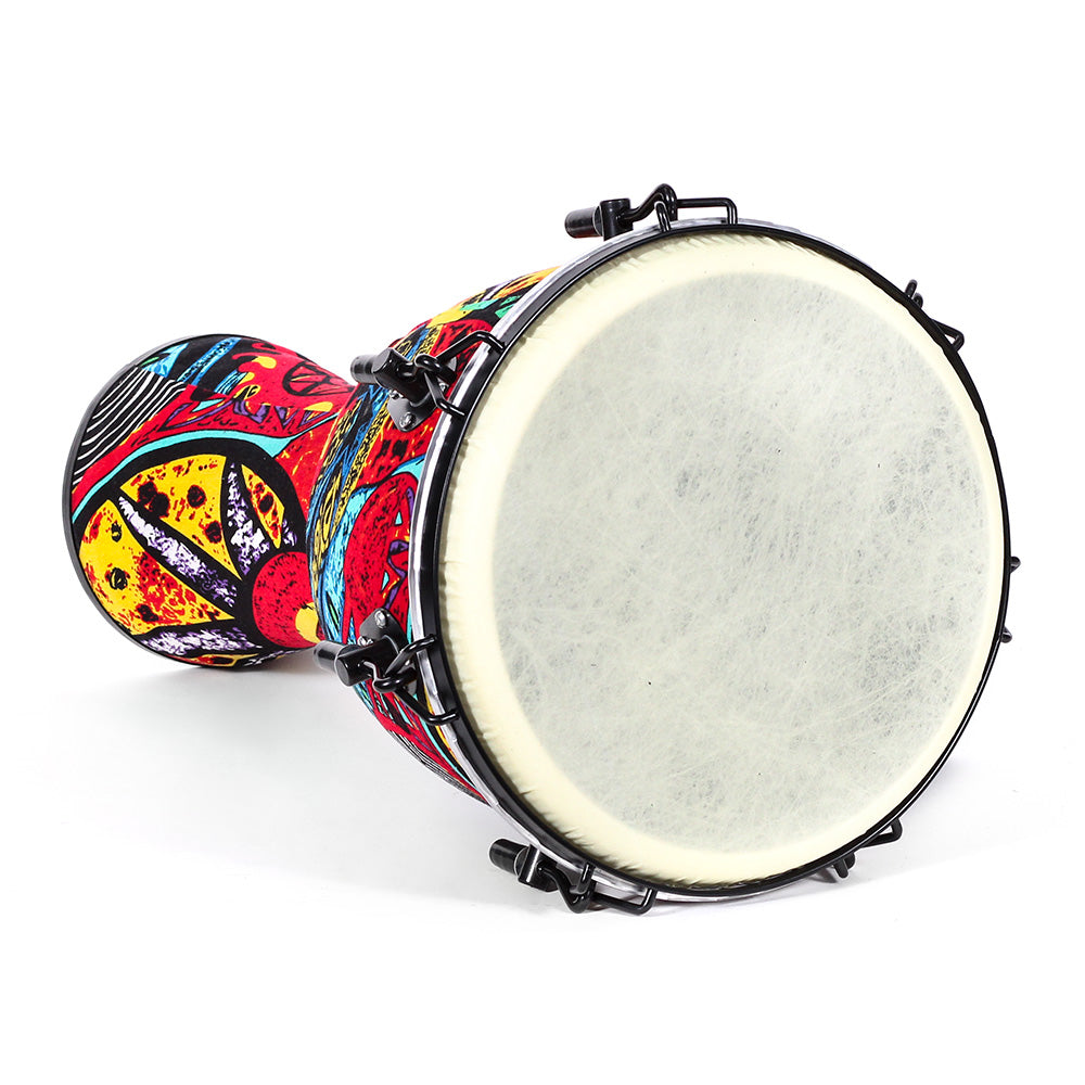Djembe Africano Solaris Fzg1262 12" Color Azul 30.5 Cm Diámetro Y 60 Cm De Altura FZG1262