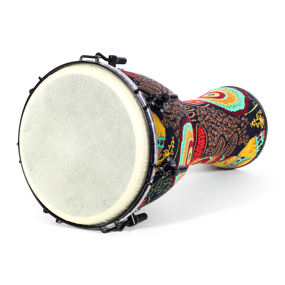 Djembe Africano Solaris Fzg1263 12" Color Turqueza 30.5 Cm Diámetro Y 60 Cm De Altura FZG1263