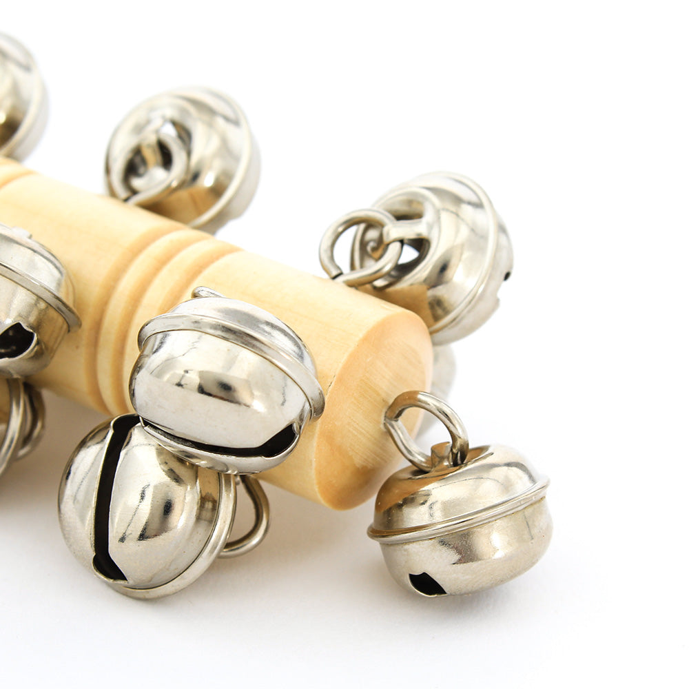 Cascabeles de Metal con Mango de Madera SOLARIS G1913B