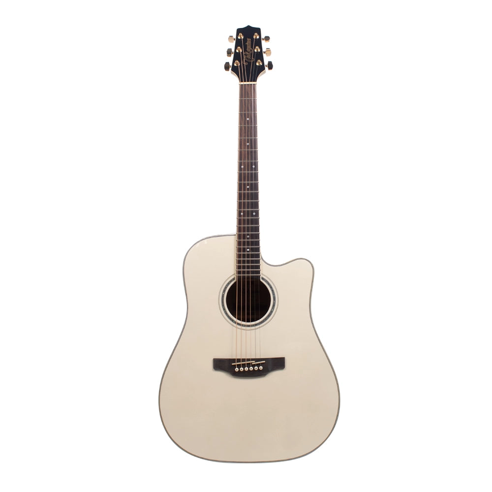 Takamine GD37CEPW Guitarra Electroacústica Blanco Perla con Funda