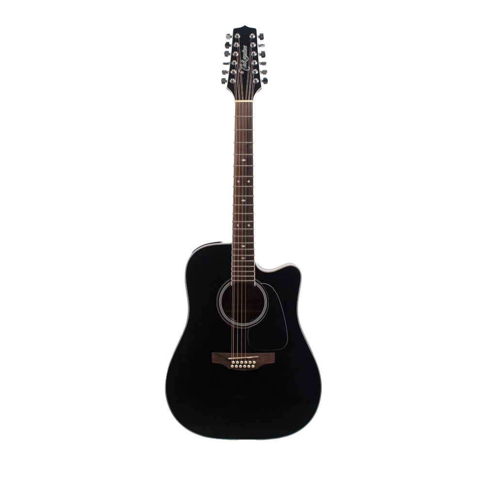 Takamine GD38CEBLK Guitarra Electroacústica Docerola Negra C/Funda