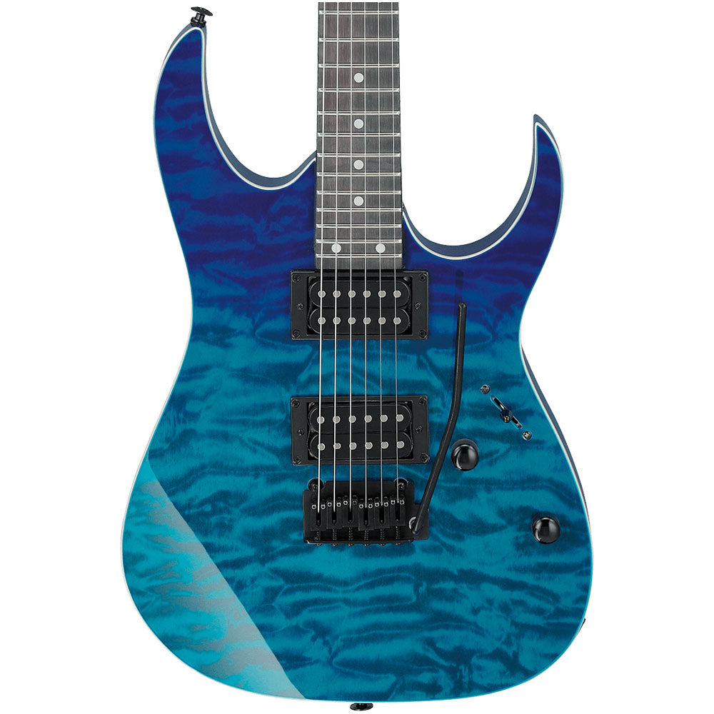 Guitarra Eléctrica Ibanez Grg120qaspbgd Gio RG Azul Degradado Transparente GRG120QASPBGD
