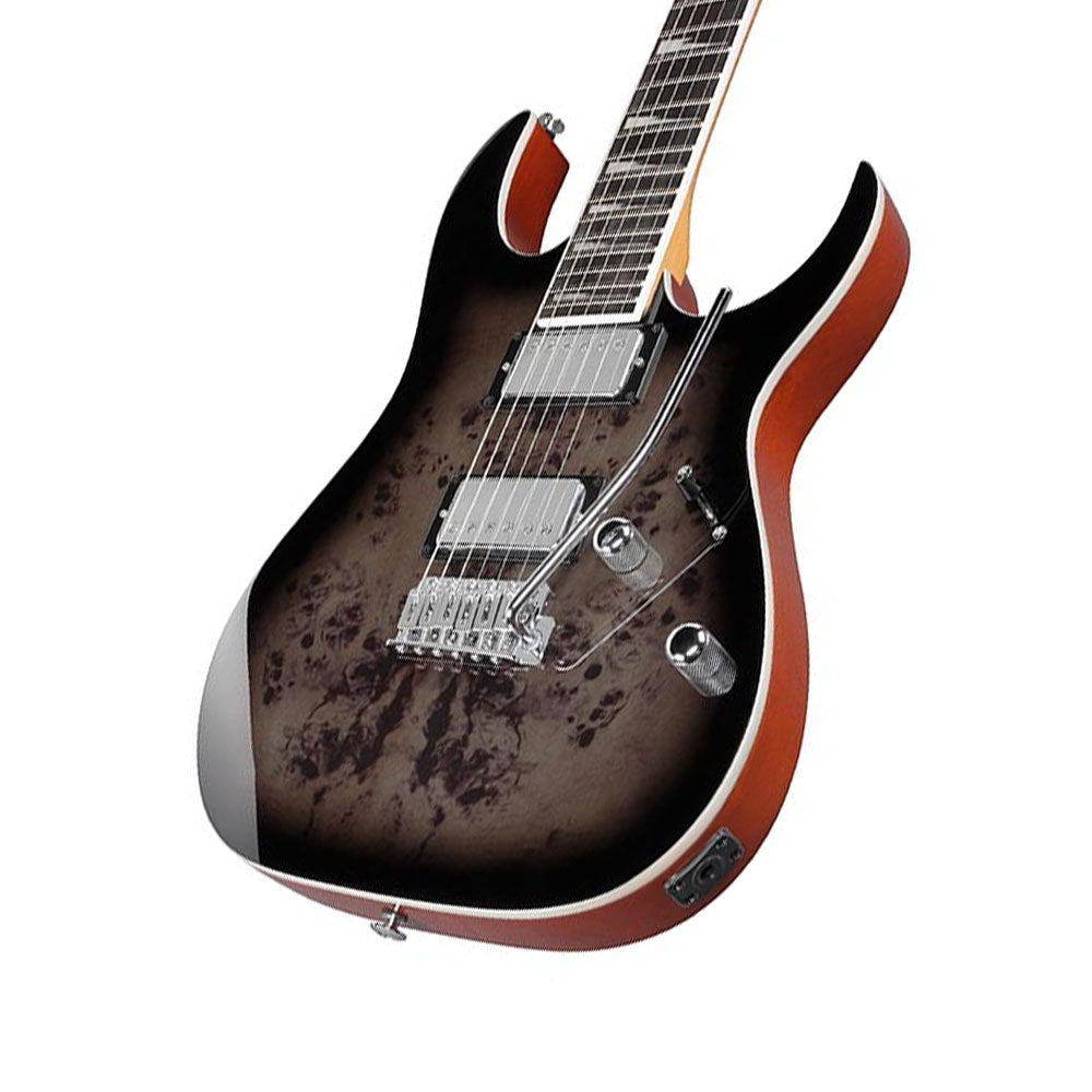 Guitarra Eléctrica Ibanez Grg220pa1bkb Gio RG Café Transparente Sombreado Negro GRG220PA1BKB