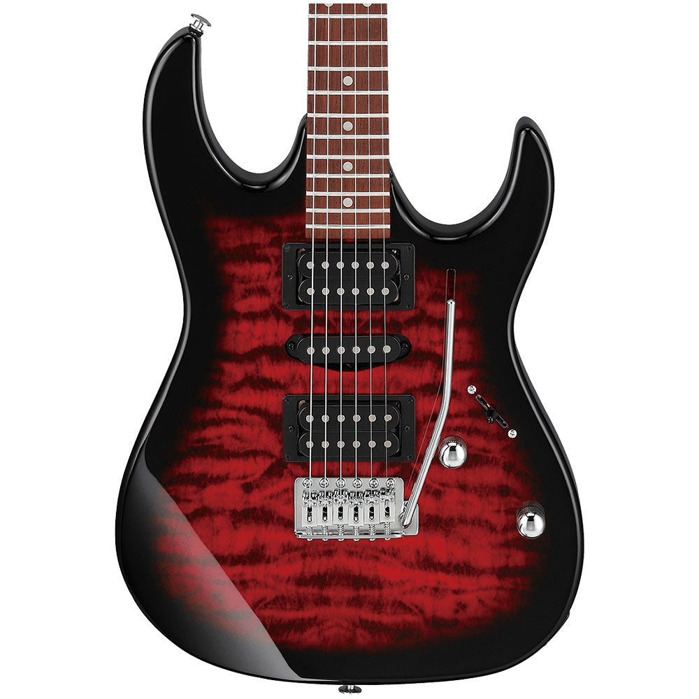 Guitarra Eléctrica Ibanez Rx Roja Grx70qatrb Transp Somb GRX70QATRB