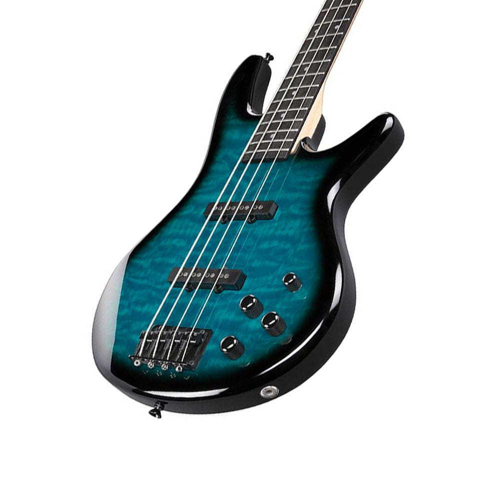Bajo Eléctrico Ibanez Gsr280qatms Sdgr Azul Transparente Sombreado Negro GSR280QATMS