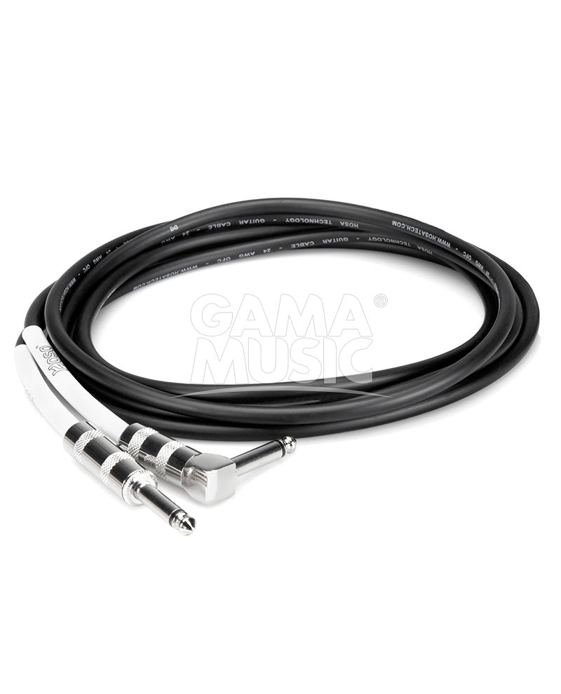 Cable Guitarra Hosa Gtr210R Straight To Right Angle 3 Metros GTR210R