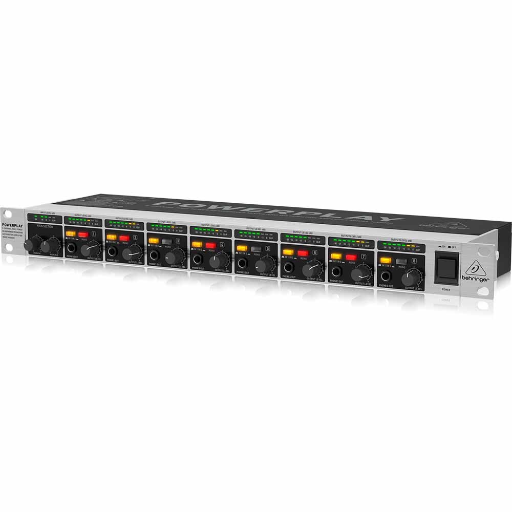 Amplificador de Audífonos de 8 canales BEHRINGER HA8000V2