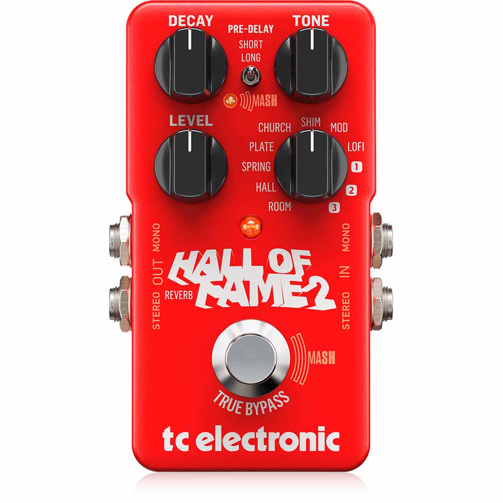 Pedal de Efectos para Guitarra HALL OF FAME 2 REVERB TCELECTRONIC HALLOFFAME2