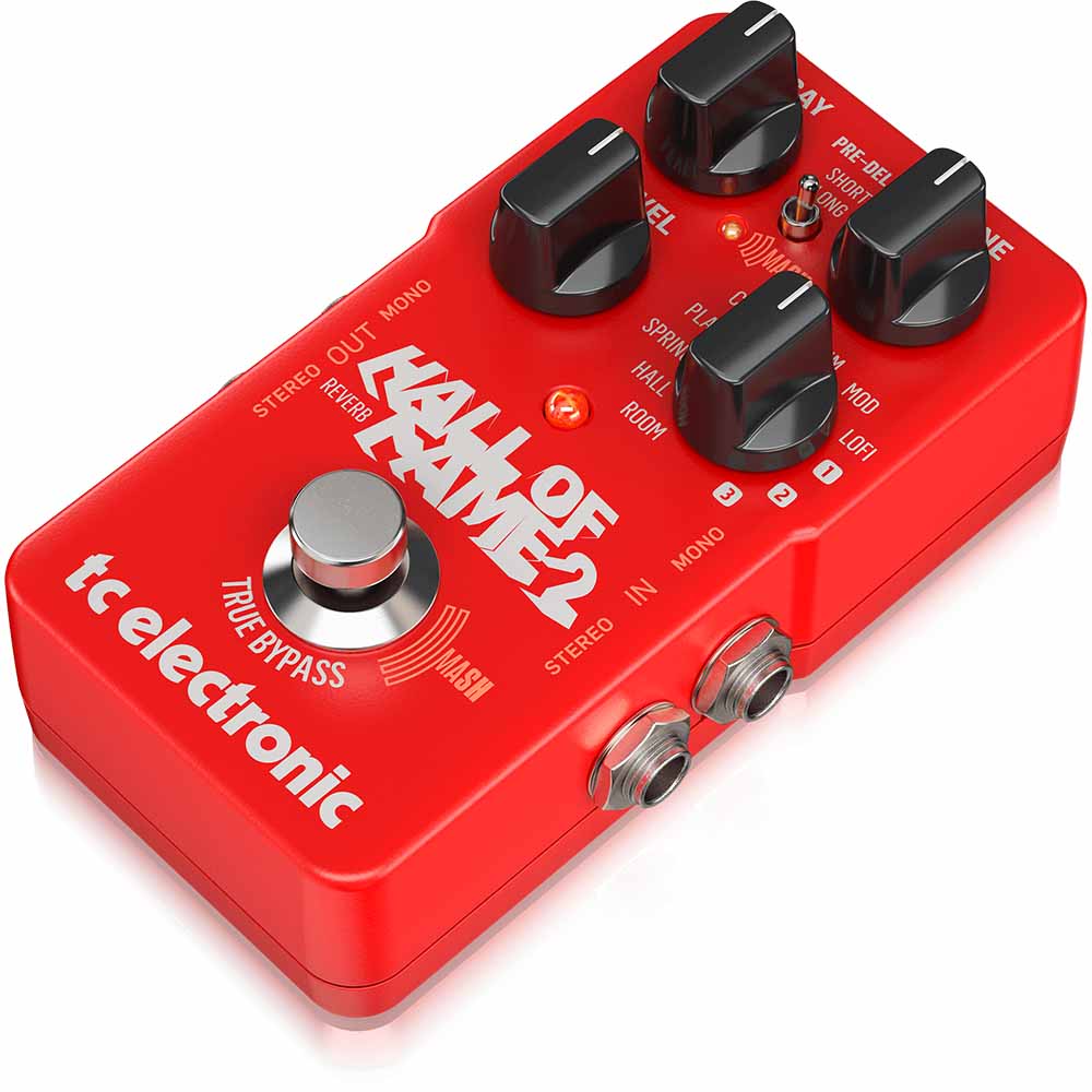 Pedal de Efectos para Guitarra HALL OF FAME 2 REVERB TCELECTRONIC HALLOFFAME2