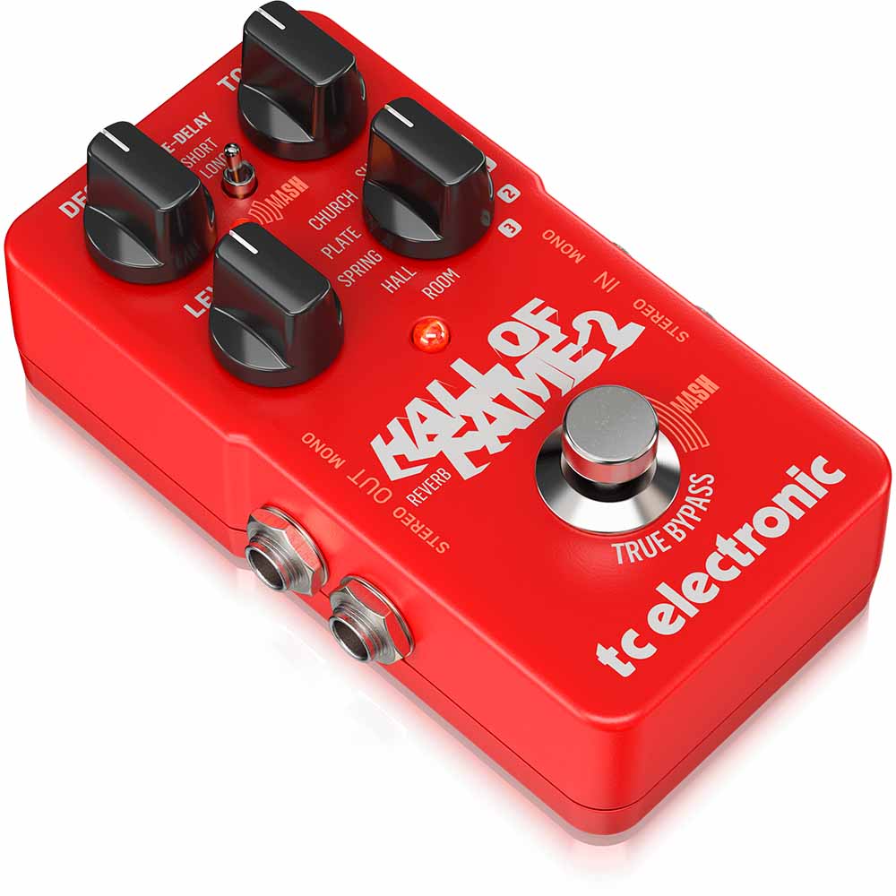 Pedal de Efectos para Guitarra HALL OF FAME 2 REVERB TCELECTRONIC HALLOFFAME2