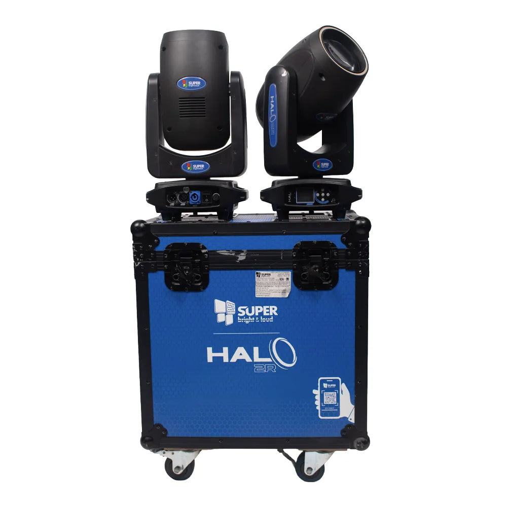 Iluminacion Lite Pro Halo2r Cabeza Beam 2r Con Aro De Leds HALO2R