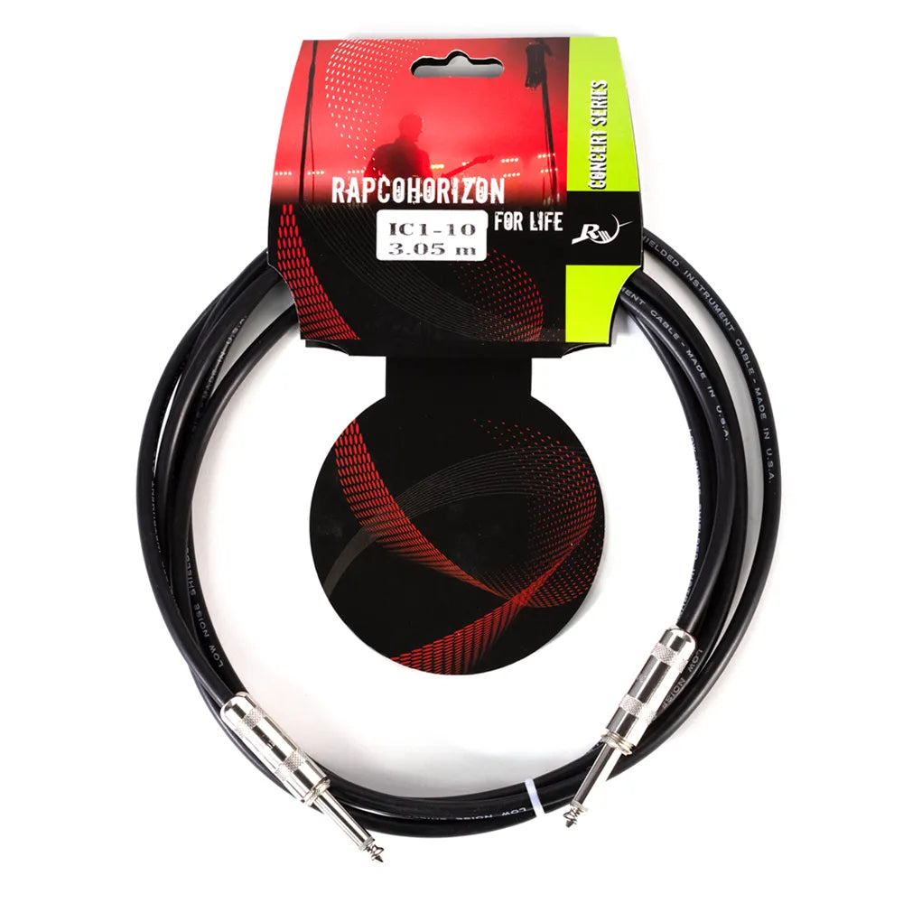 Rapco IC110 Cable Instrumento 10Ft Plug 1/4 3 Mts