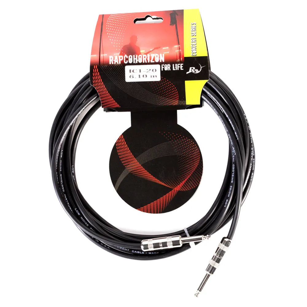 Rapco IC120 Cable Instrumento 20ft Plug 1/4