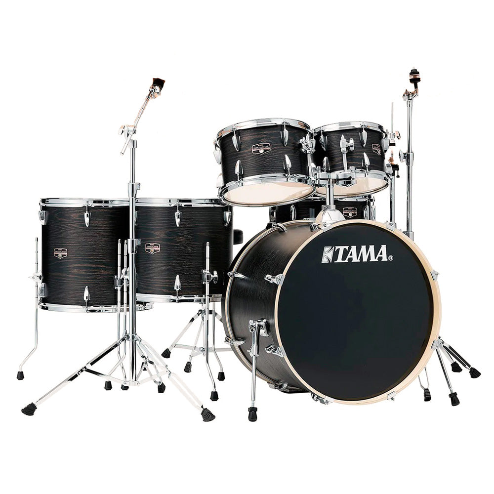 Bateria Tama Ie62H6Wbow Imperialstar 6 Pzas Roble Negro C/Atriles Y Asiento IE62H6WBOW