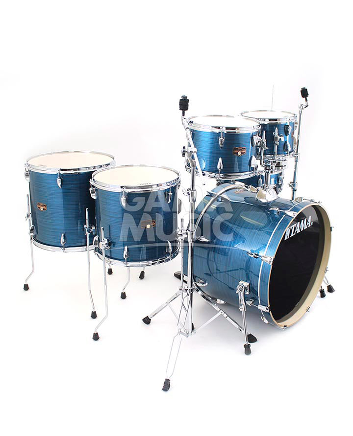 Baterías Acústica Imperialstar 6 piezas Hairline Blue TAMA IE62H6WHLB