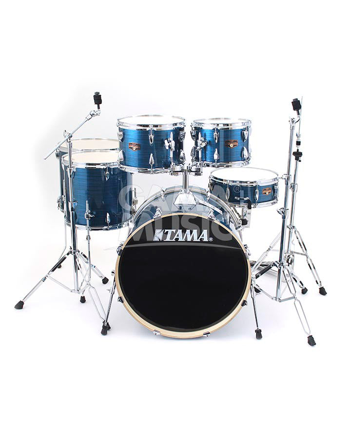 Baterías Acústica Imperialstar 6 piezas Hairline Blue TAMA IE62H6WHLB