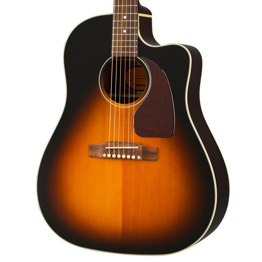 Guitarra Electroacústica Acústica Epiphone Igmtj45cavsnh1 J45 Ec All Solid Wood Fishman Aged Vintage Sunburst Gloss IGMTJ45CAVSNH1