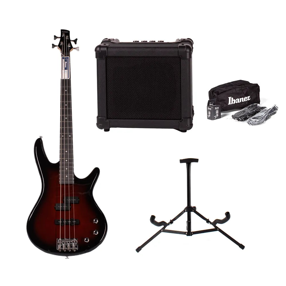 Ibanez Ijsr190nwns Paquete Bajo Eléctrico Jumpstart Cafe Sombreado Negro