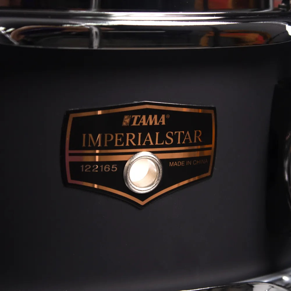 Tama IP50H6WBNBOB Batería Acústica Imperialstar de 5 Piezas Negro Mate con Atriles y Asiento