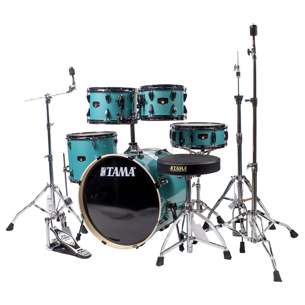 Tama IP50H6WBNSLM Batería Acústica Imperialstar de 5 Piezas Azul Cielo con Atriles y Asiento