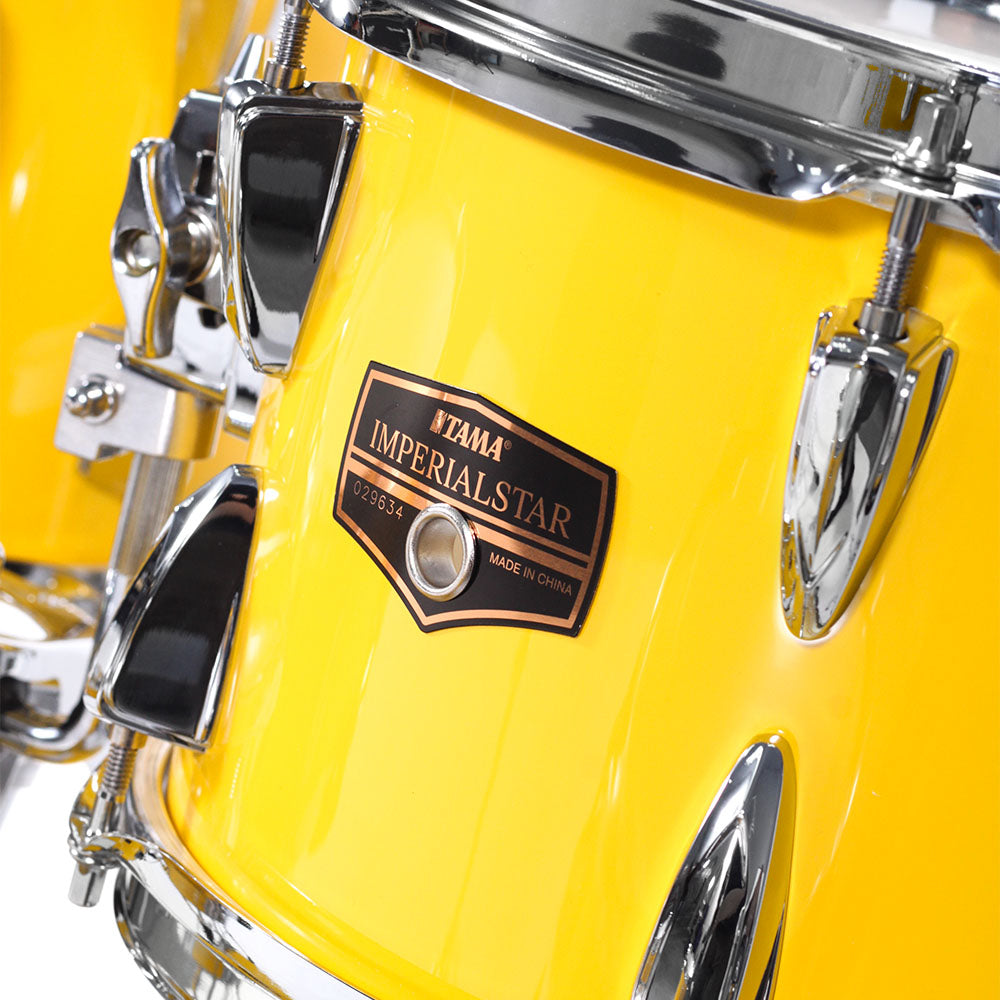 Batería Tama Imperialstar 6 Piezas Amarillo Eléctrico Negro Con Atriles Y Asiento IP62H6WELY