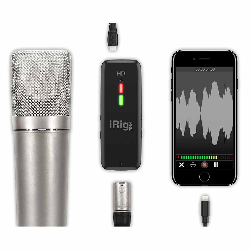 Interface para MicrófonoIK Multimedia iRig Pre HD IKMULTIMEDIA IPIRIGPREHDIN