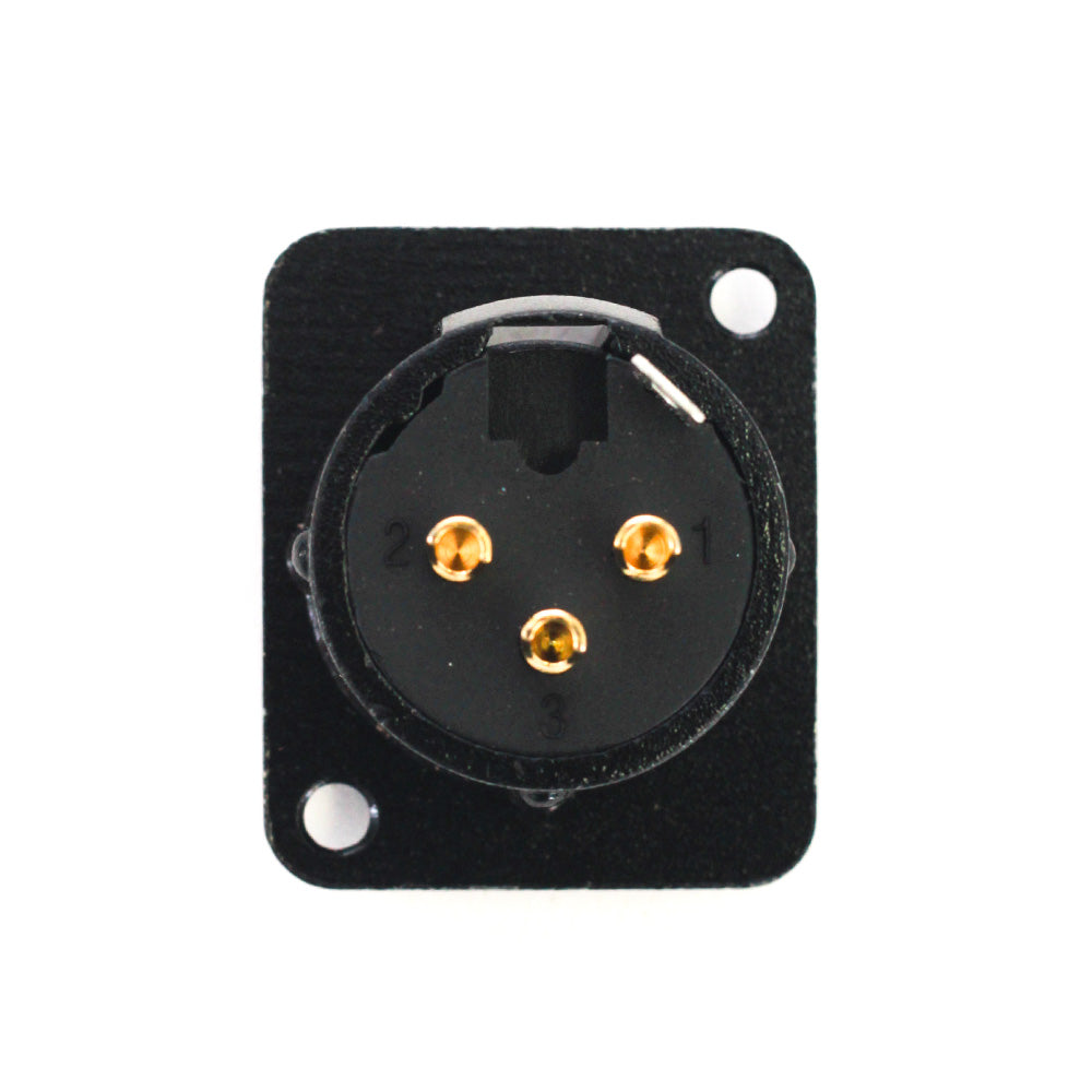 Conector Literpro SUPERBRIGHT J3F2CB XLR Chasis Macho Negro