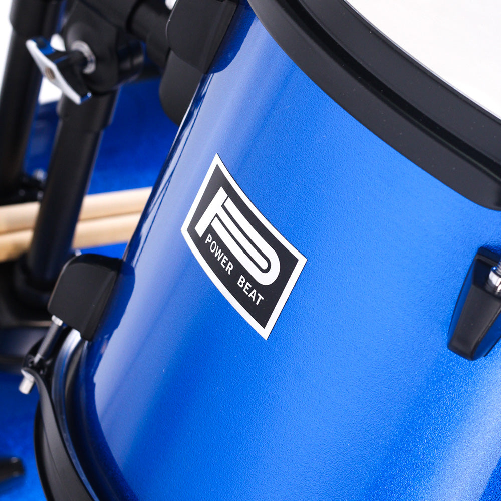 Batería Power Beat Jbp1601abl 5 Pzas Azul C/Atril Asiento Y Platillos POWER-BEAT JBP1601ABL
