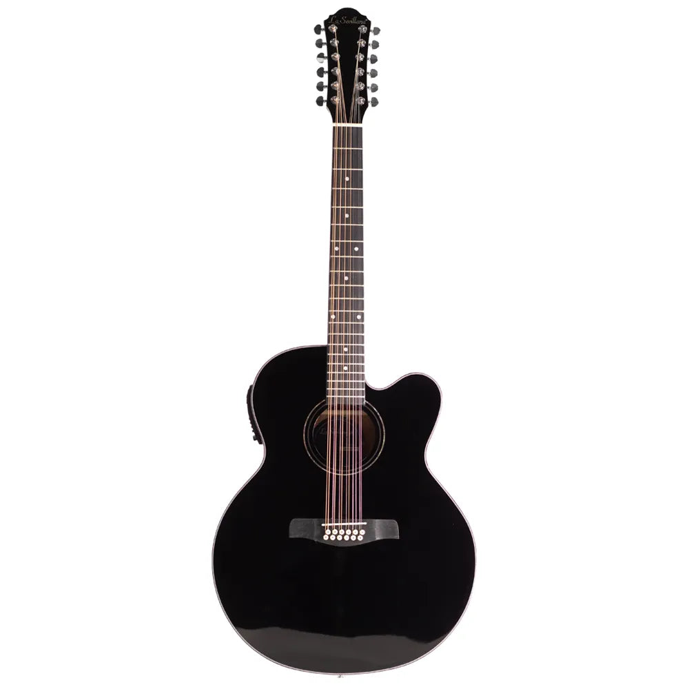 Sevillana Ju1200ceqblk Guitarra Electroacústica