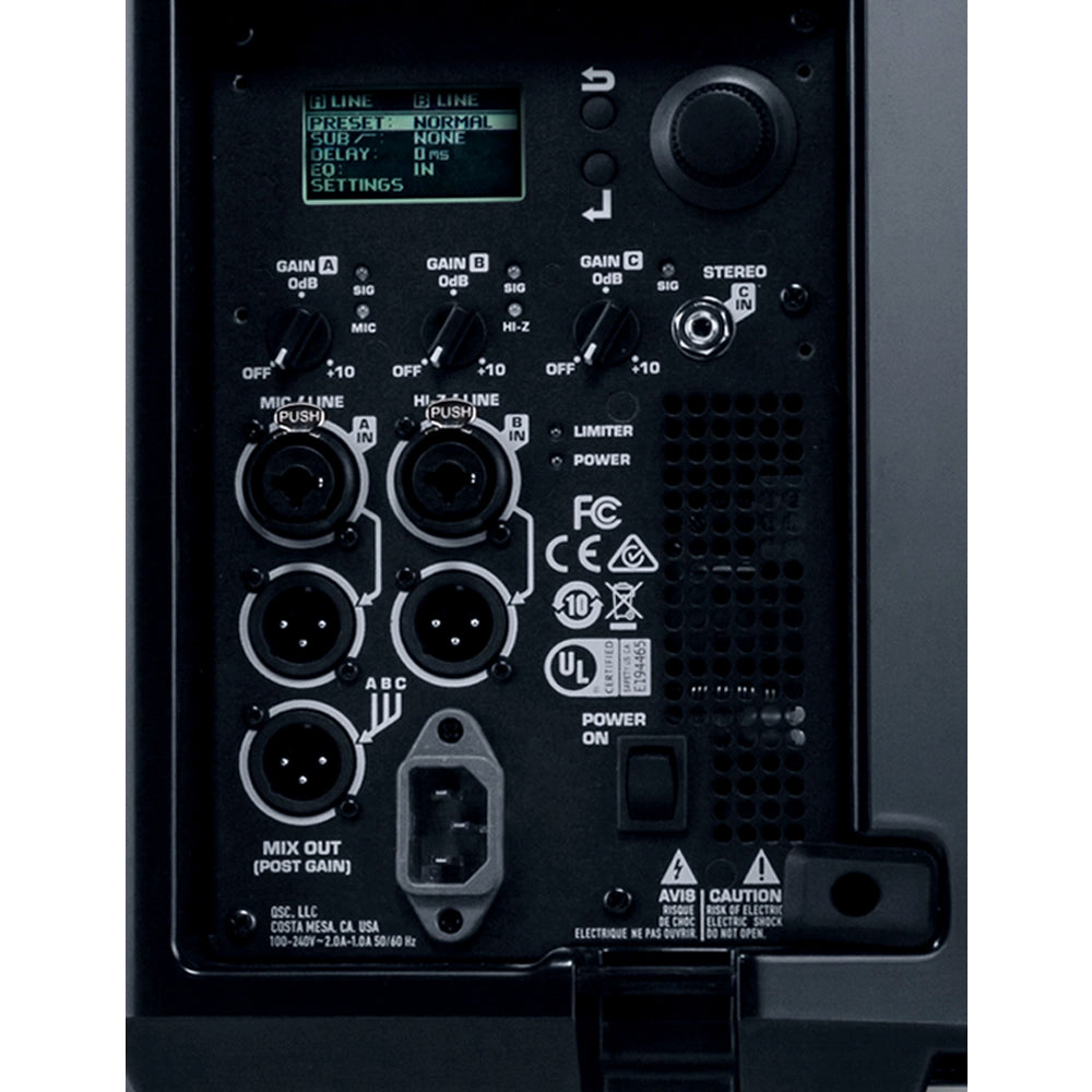 Qsc K122 Bafle 12" Autoamplificado Activo