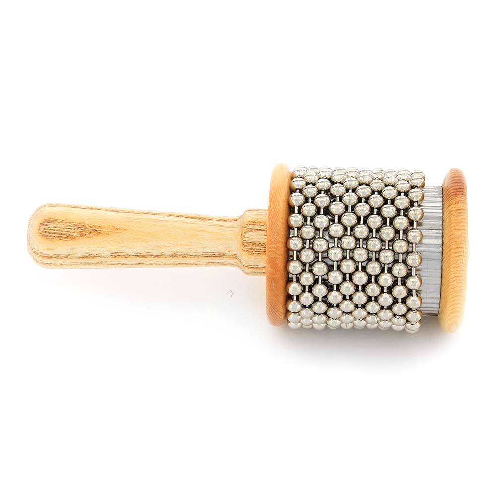 Cabasa Mini Solaris Kbs0A Metalica con Mango De Madera KBS0A