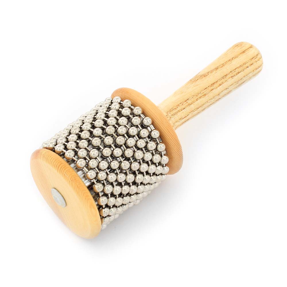 Cabasa Mini Solaris Kbs0A Metalica con Mango De Madera KBS0A