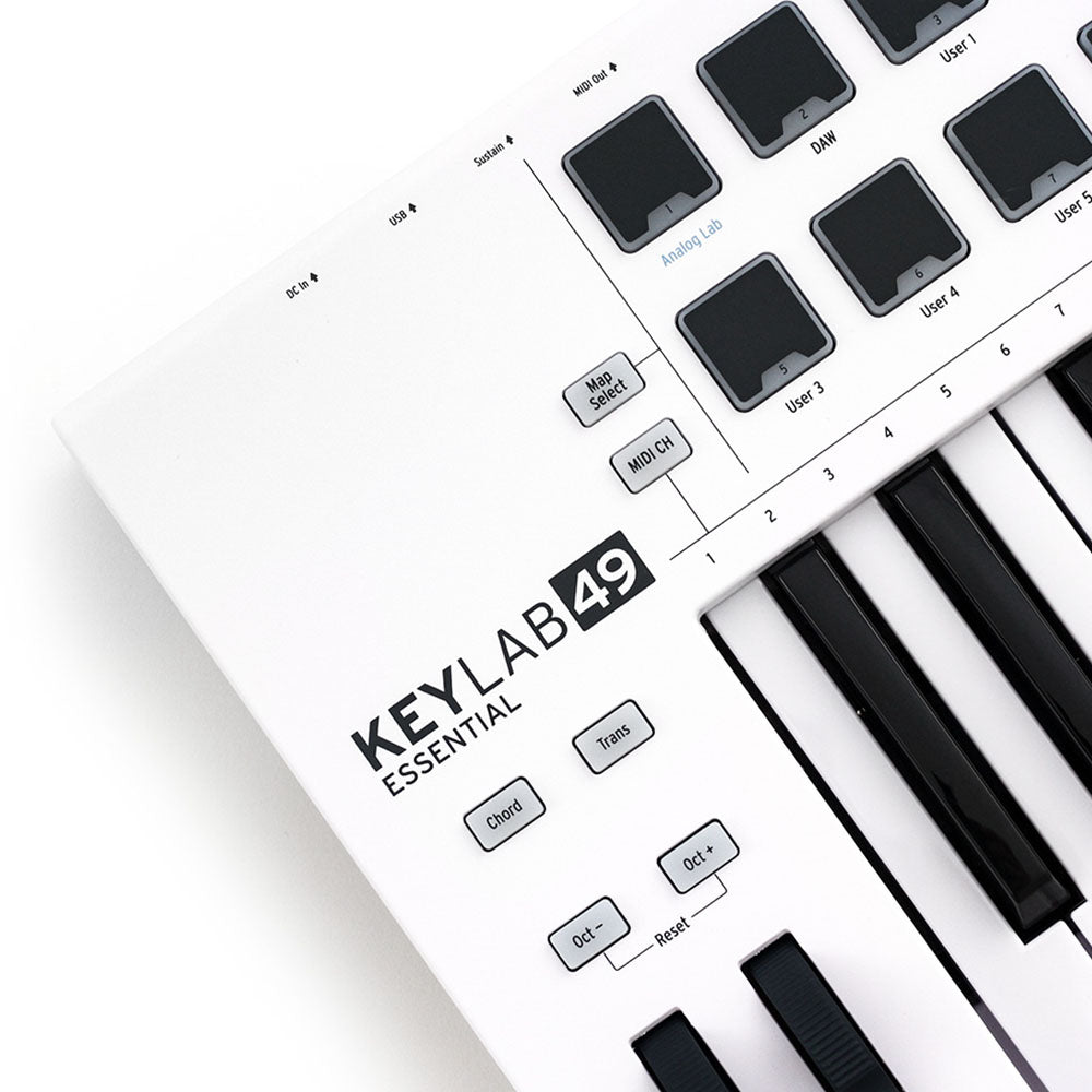 Controlador Arturia Keylab49w Essential Mk3 KEYLAB49W