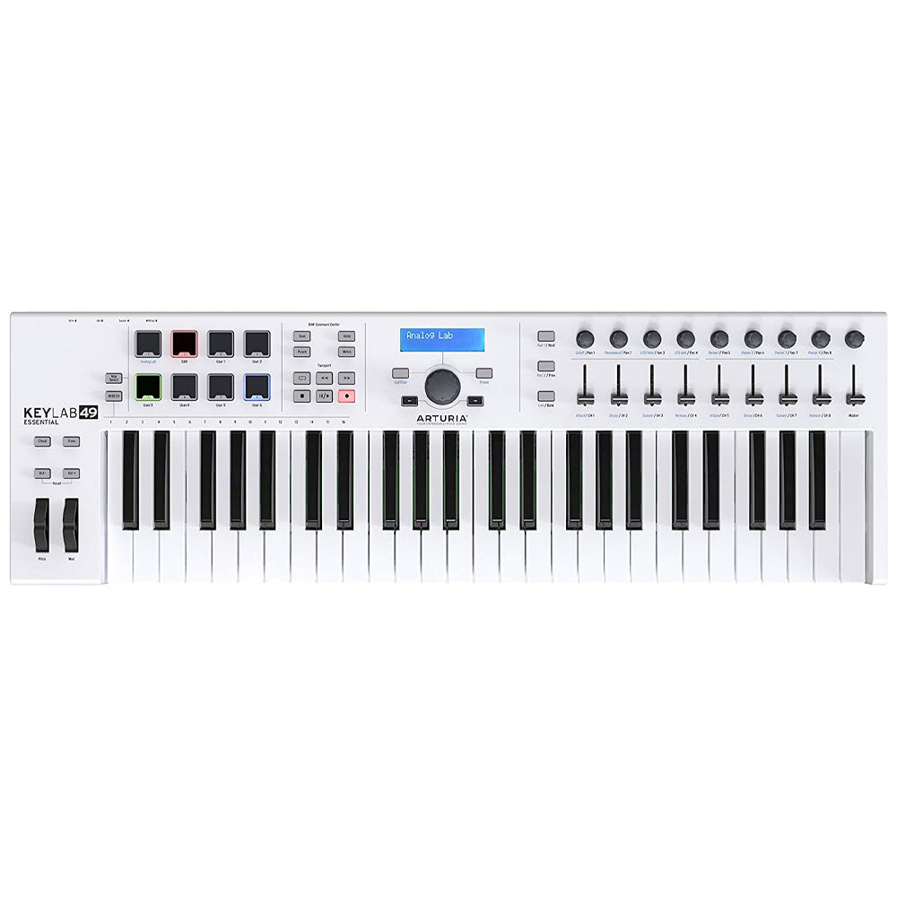 Controlador Arturia Keylab49w Essential Mk3 KEYLAB49W