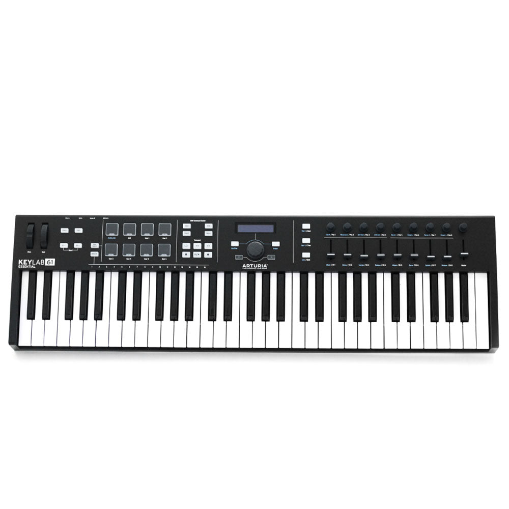 Controlador Arturia Keylab61blk Essential Midi Usb 61 Teclas Black Edition KEYLAB61BLK