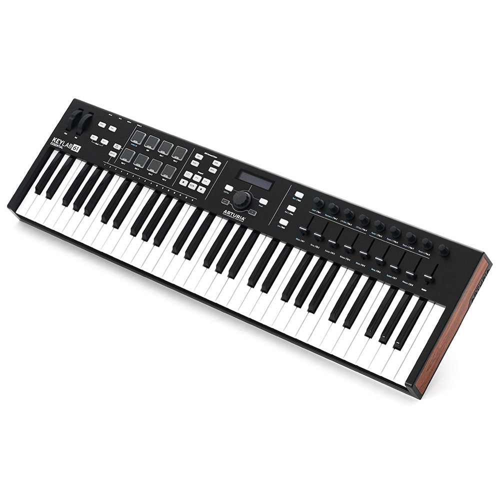 Controlador Arturia Keylab61blk Essential Midi Usb 61 Teclas Black Edition KEYLAB61BLK