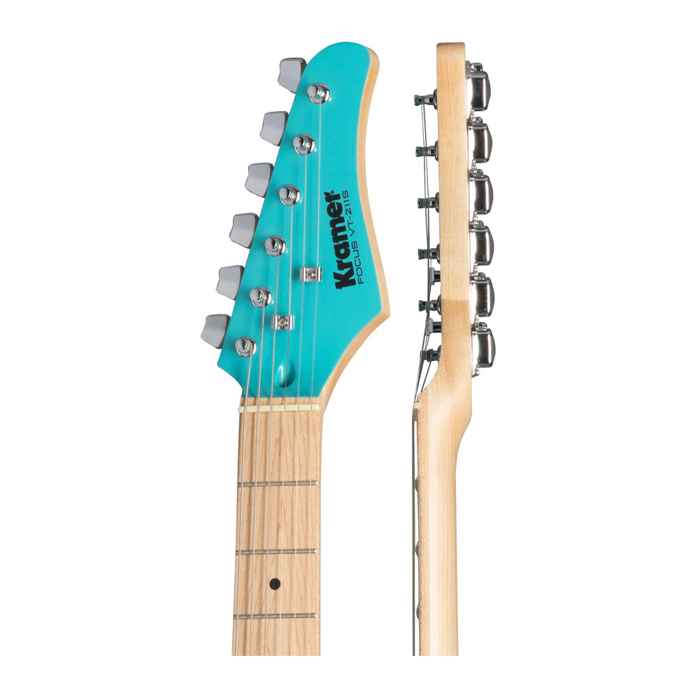 Guitarra Eléctrica Kf21tect1 Kramer Focus Vt211s Verde Azulado KF21TECT1