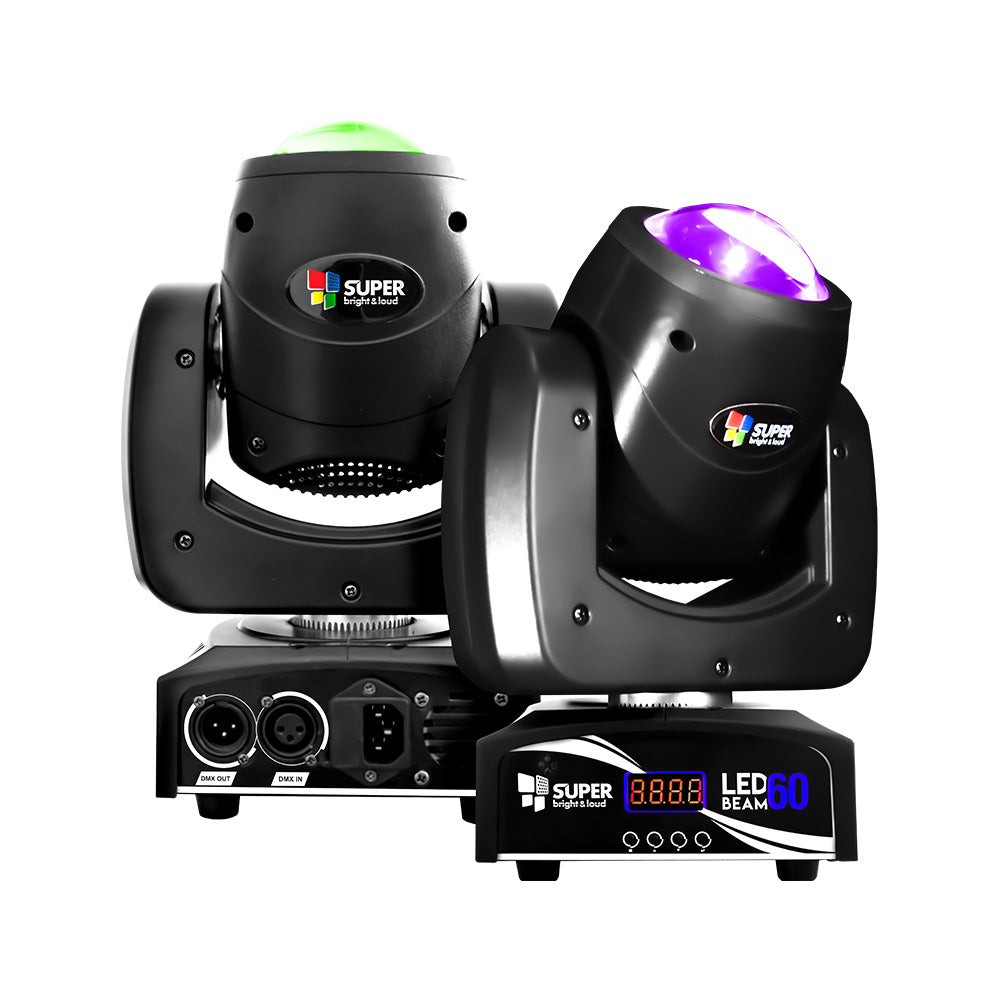 Iluminación Super Bright Ledbeam60 Cabeza Beam De 60w con 2 SUPERBRIGHT LEDBEAM60