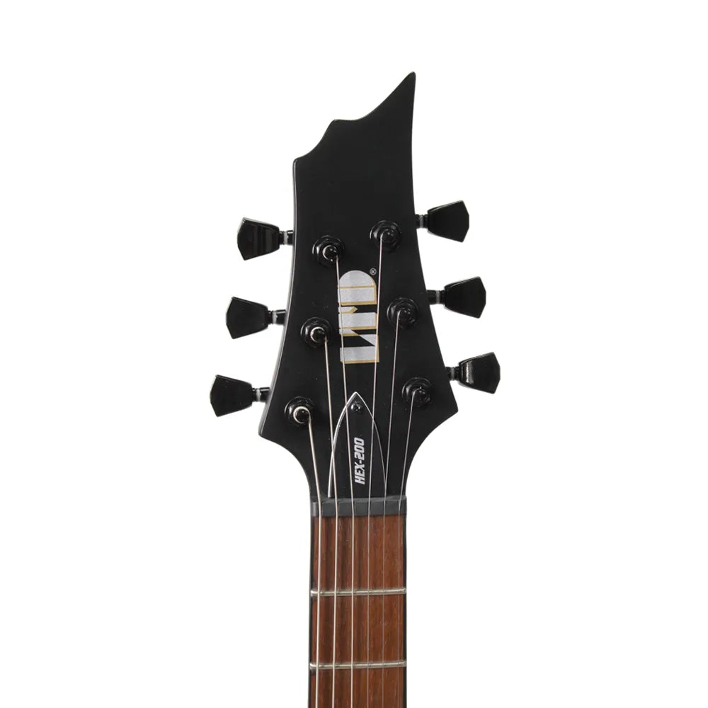 LTD ESP Lhex200blks Guitarra Eléctrica Hex200 Signature Nergal Black Satin
