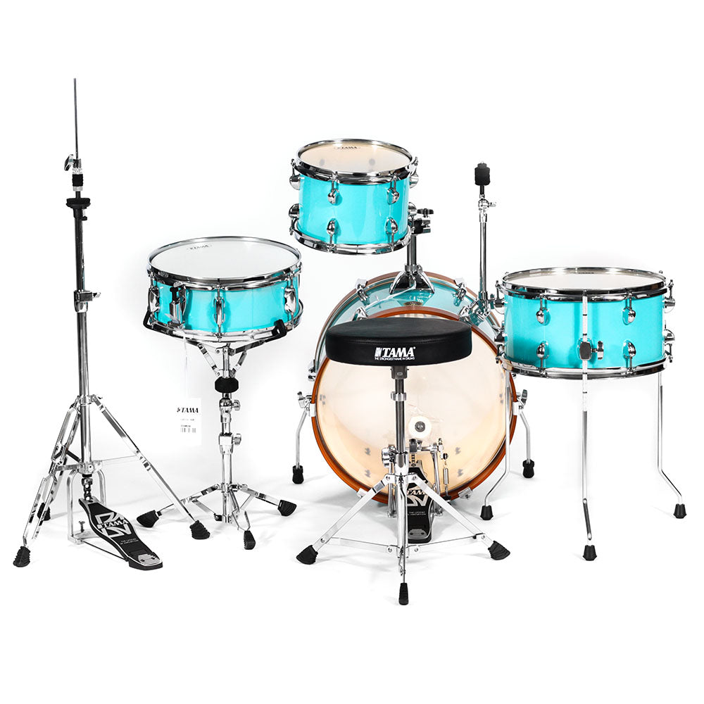 Bateria Tama Ljk48h4aqb Club Jam 4 pzas azul c/ herrajes LJK48H4AQB