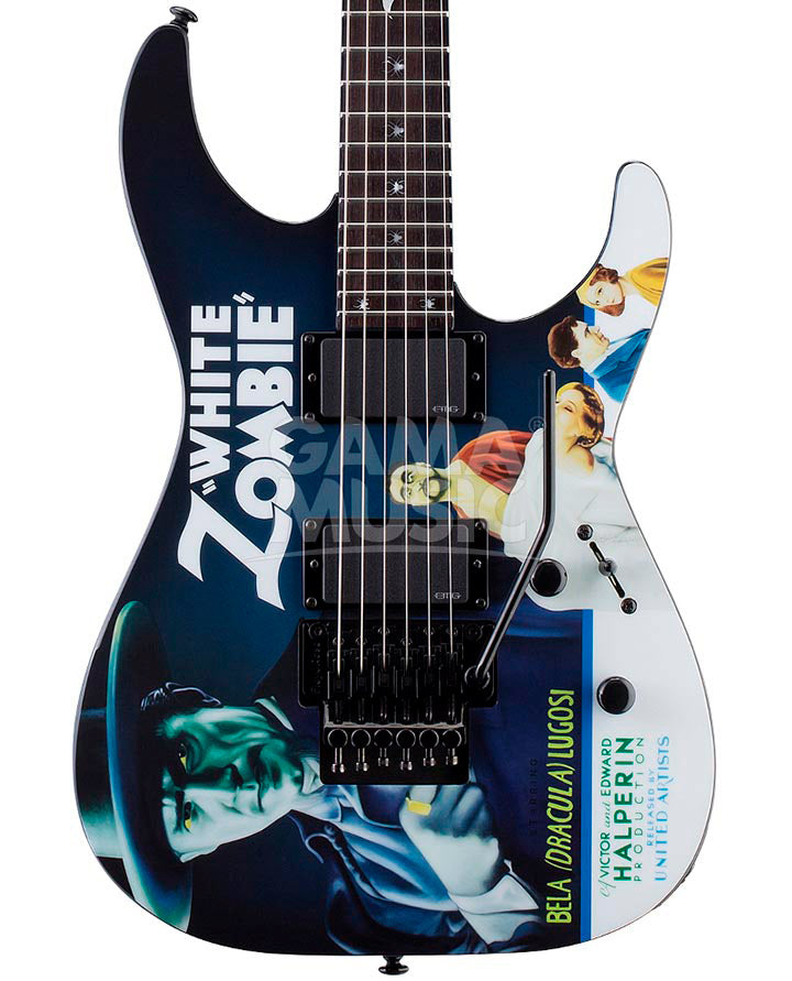 LTD KH-WZ White Zombie Kirk Hammett Signature Guitarra Eléctrica LKHWZ