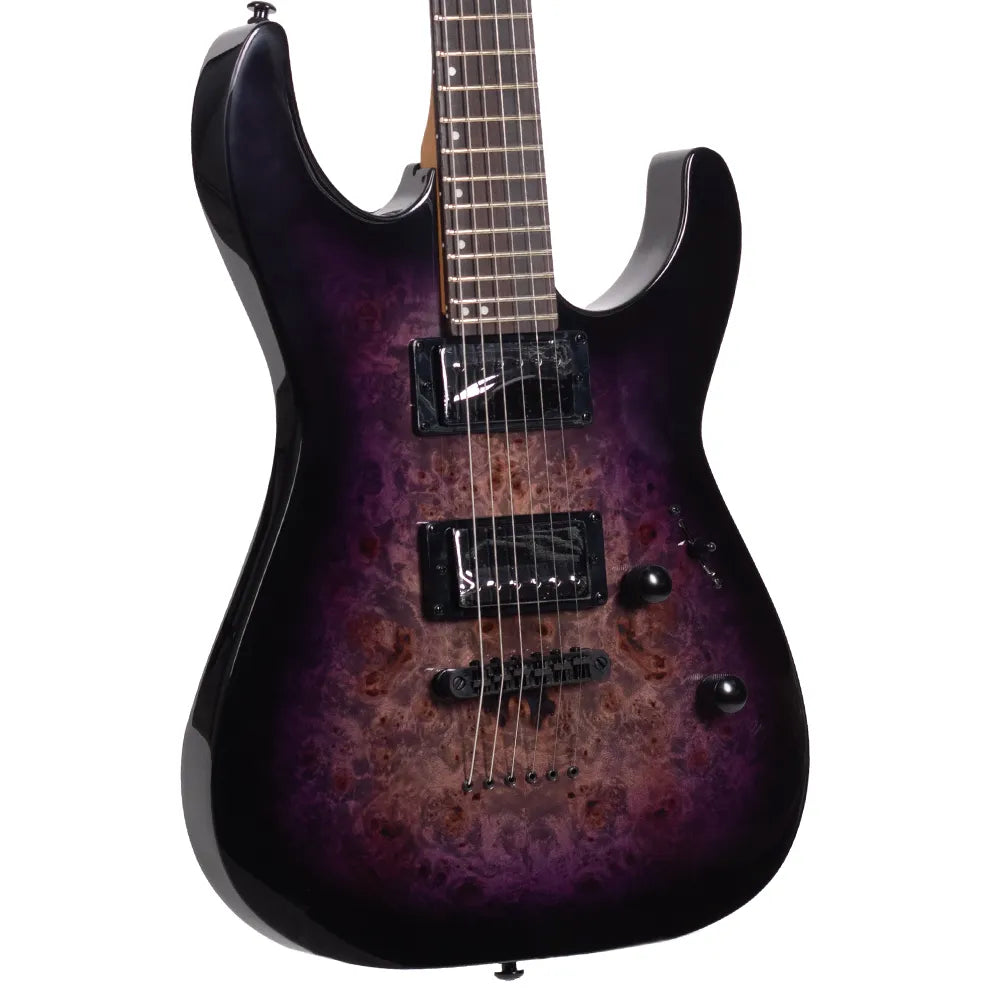 ESP LTD LM200DXNTPRB Guitarra Eléctrica Purple Burst