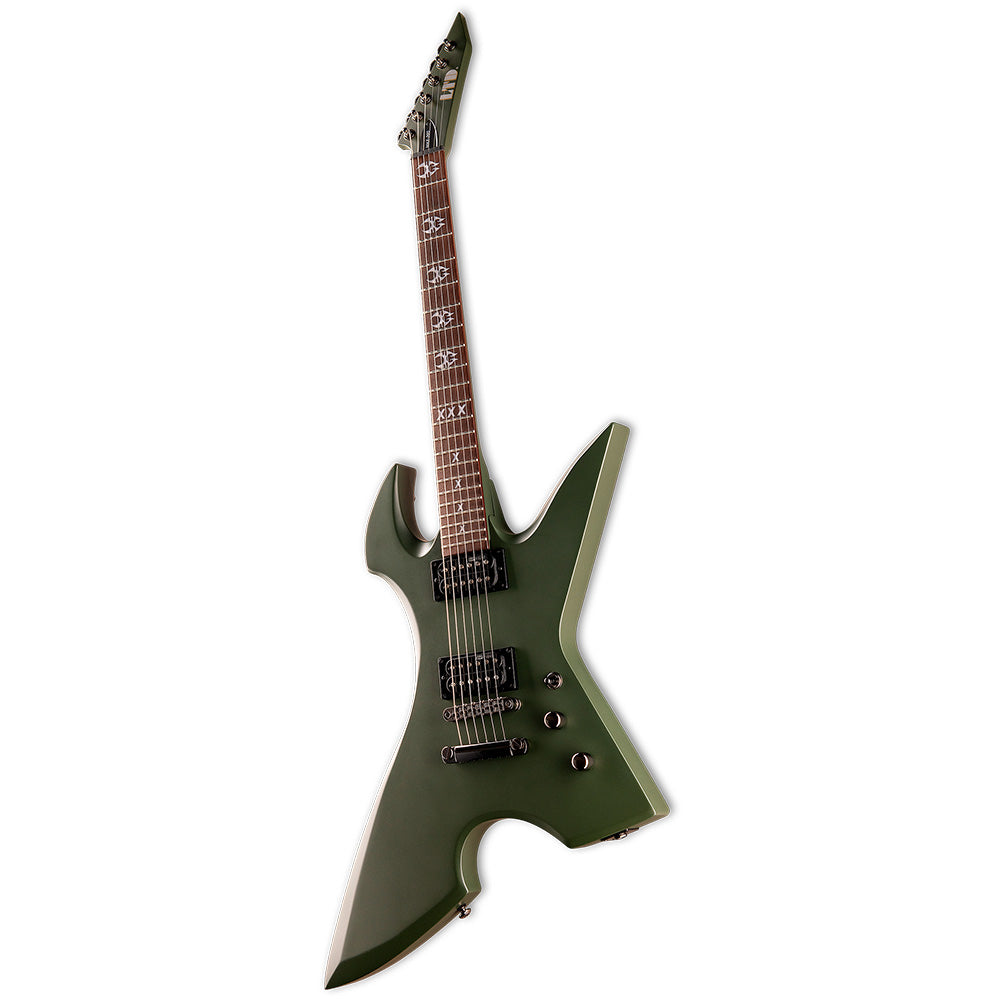 Guitarra Eléctrica LMAX200RPRMGS LTD Max-200 Military Green Satin Max Cavalera