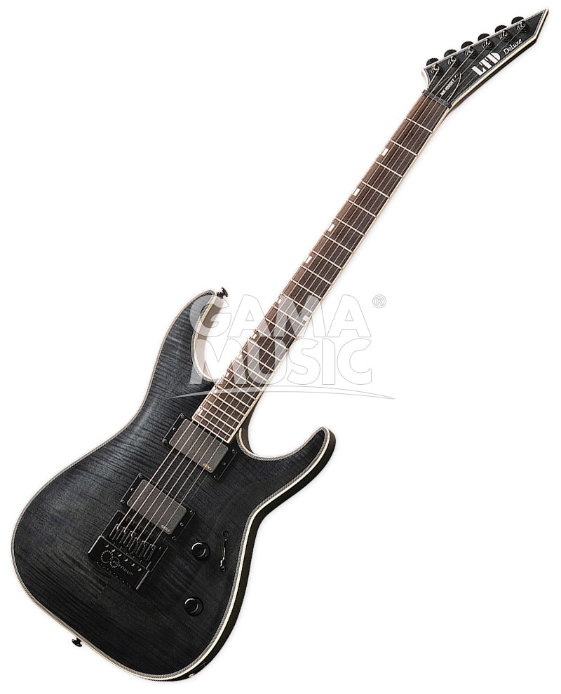 LTD MH-1000 Evertune See Thru Black Guitarra Eléctrica LMH1000ETFMSTBLK
